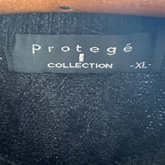 Vintage Protege Collection Sweater Mens XL Coogi Style in USA 90’s Black Knit - Picture 3 of 4
